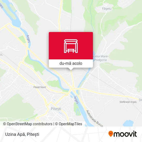 Hartă Uzina Apă
