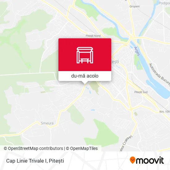 Hartă Cap Linie Trivale I