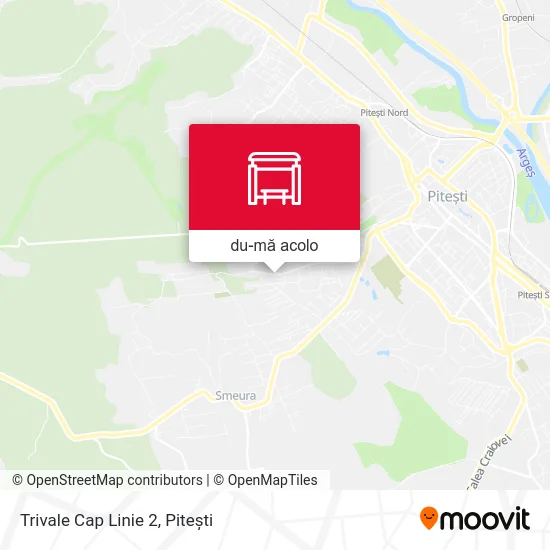 Hartă Trivale Cap Linie 2