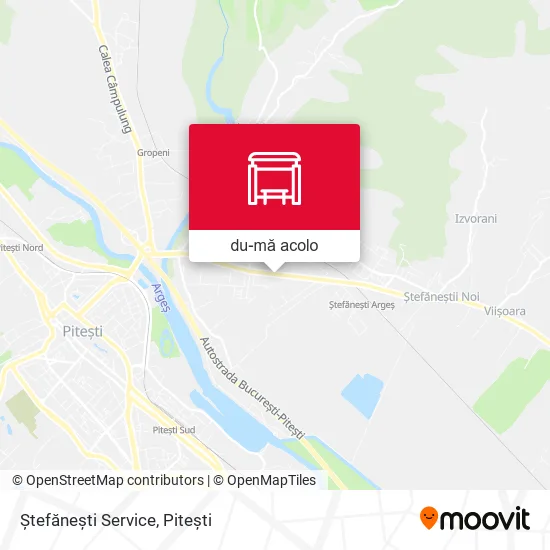 Hartă Ștefănești Service