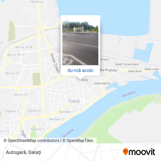 Hartă Autogară