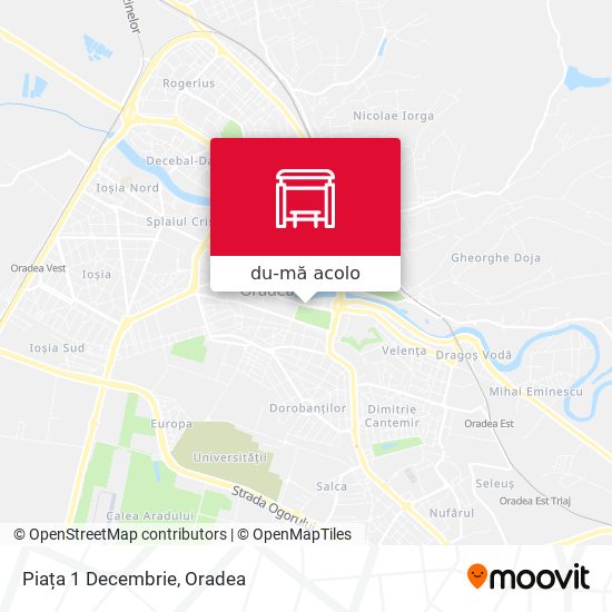 Hartă Piața 1 Decembrie