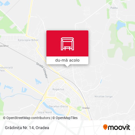 Hartă Grădinița Nr. 14