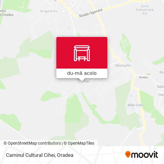 Hartă Caminul Cultural Cihei