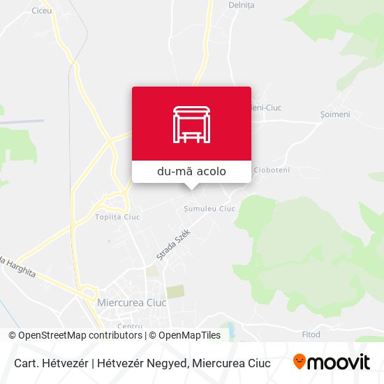 Hartă Cart. Hétvezér | Hétvezér Negyed