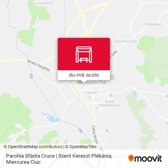 Hartă Parohia Sfânta Cruce | Szent Kereszt Plébánia