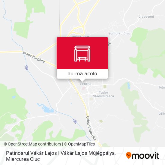 Hartă Patinoarul Vákár Lajos | Vákár Lajos Műjégpálya