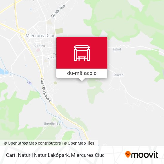 Hartă Cart. Natur | Natur Lakópark