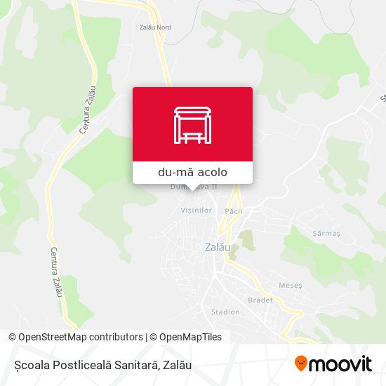 Hartă Școala Postliceală Sanitară