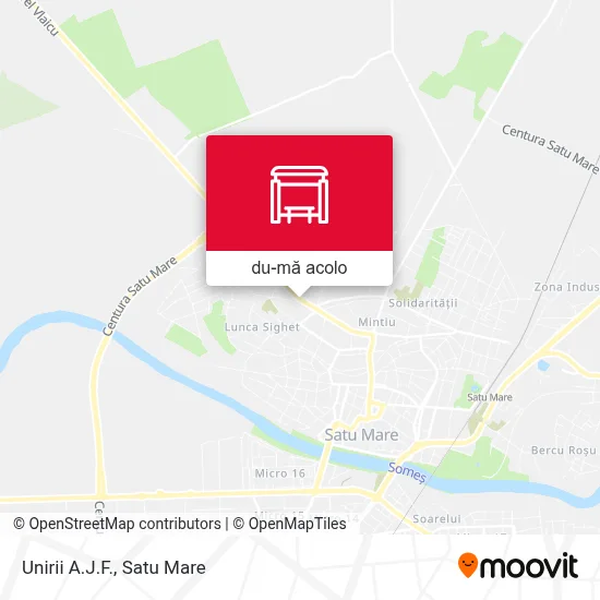 Hartă Unirii A.J.F.