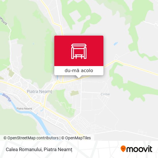 Hartă Calea Romanului