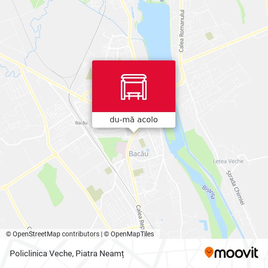 Hartă Policlinica Veche