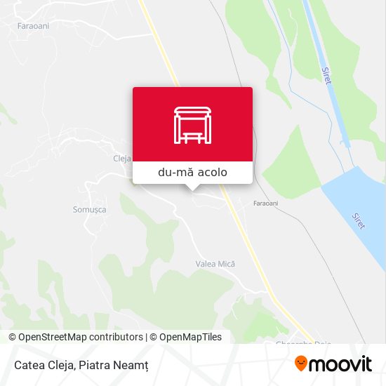 Hartă Catea Cleja