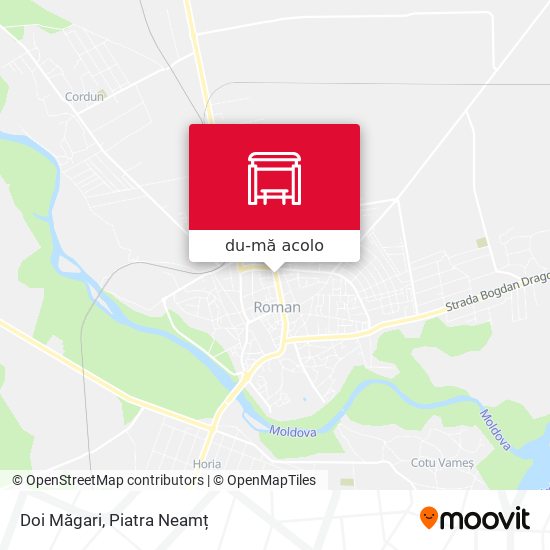 Hartă Doi Măgari