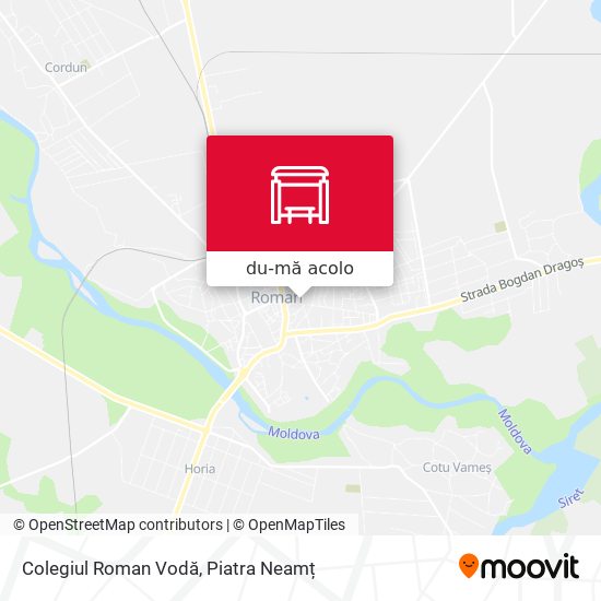 Hartă Colegiul Roman Vodă