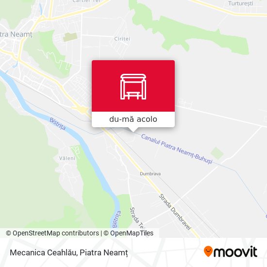 Hartă Mecanica Ceahlău