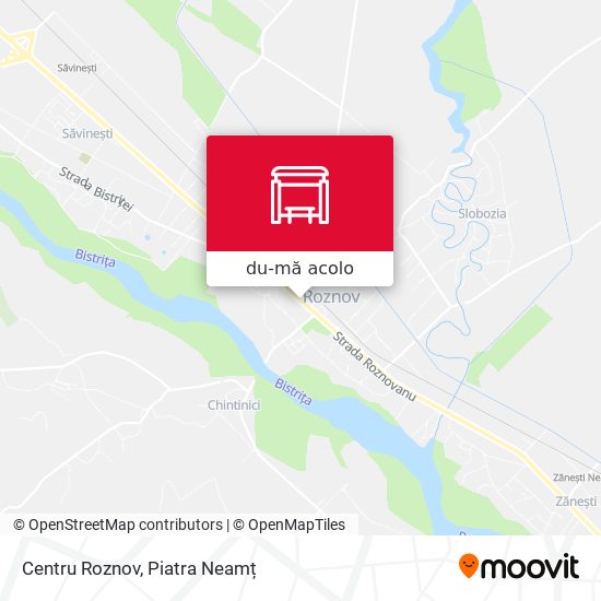 Hartă Centru Roznov