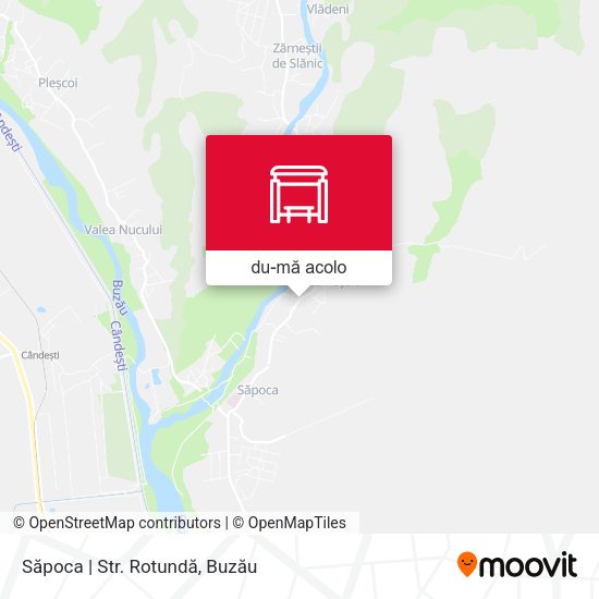 Hartă Săpoca | Str. Rotundă