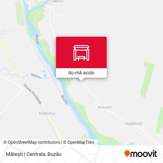 Hartă Mătești | Centrala