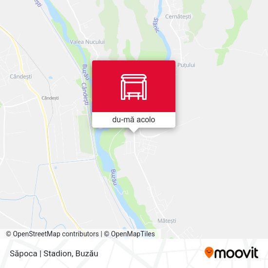 Hartă Săpoca | Stadion