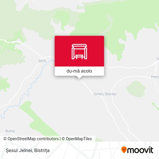 Hartă Șesul Jelnei