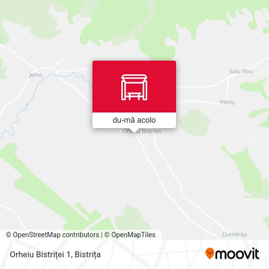 Hartă Orheiu Bistriței 1