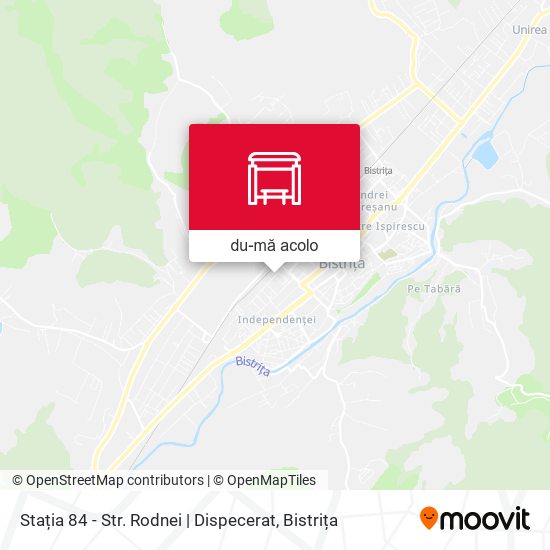 Hartă Stația 84 - Str. Rodnei | Dispecerat