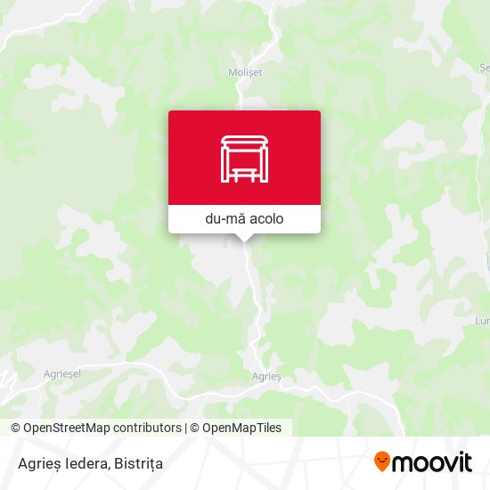 Hartă Agrieș Iedera
