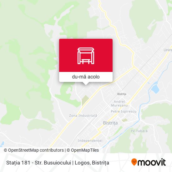 Hartă Stația 181 - Str. Busuiocului | Logos