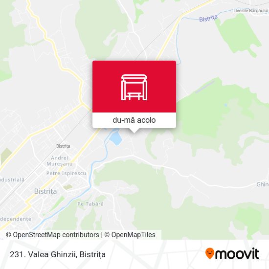 Hartă 231. Valea Ghinzii