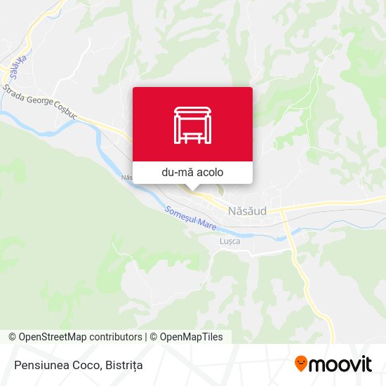 Hartă Pensiunea Coco