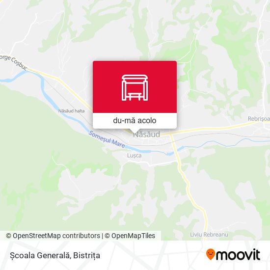 Hartă Școala Generală