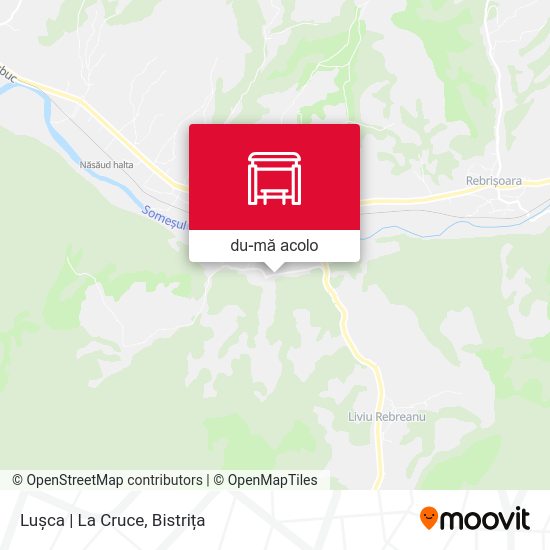 Hartă Lușca | La Cruce