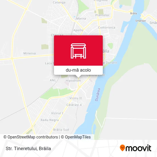 Hartă Str. Tineretului