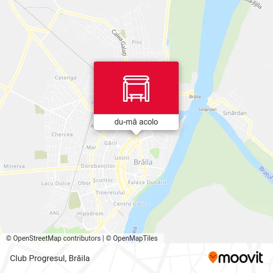 Hartă Club Progresul