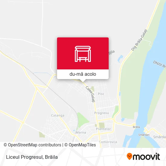 Hartă Liceul Progresul