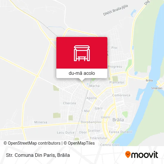 Hartă Str. Comuna Din Paris