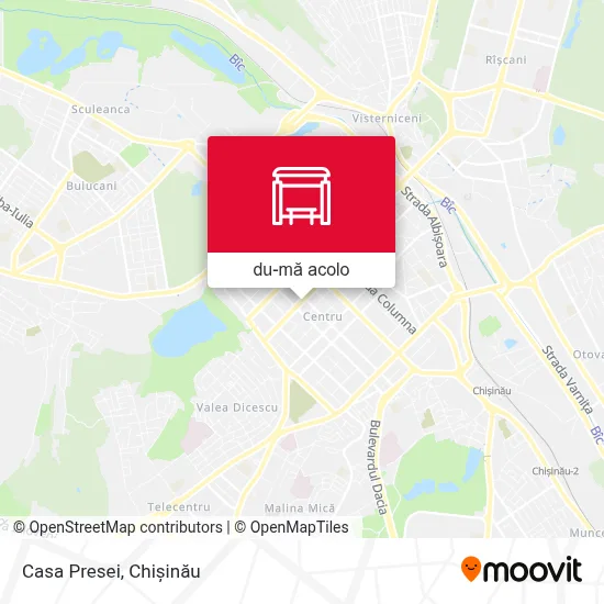 Hartă Casa Presei