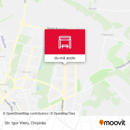 Hartă Str. Igor Vieru