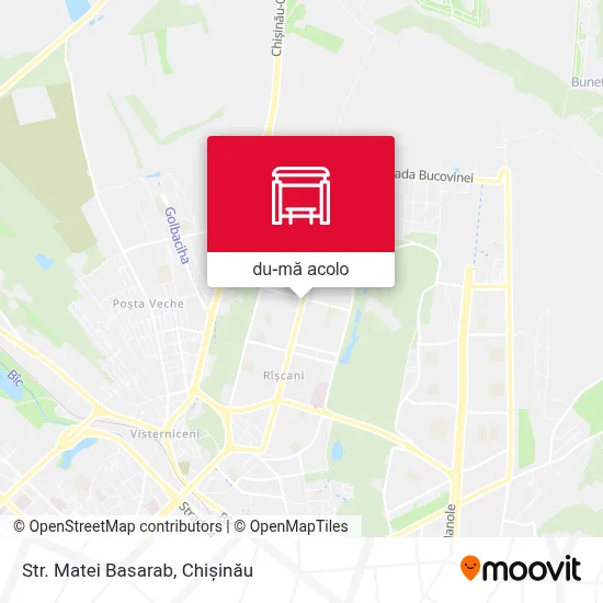 Hartă Str. Matei Basarab