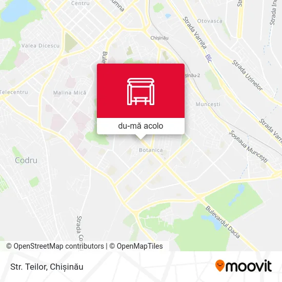 Hartă Str. Teilor