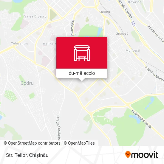 Hartă Str. Teilor