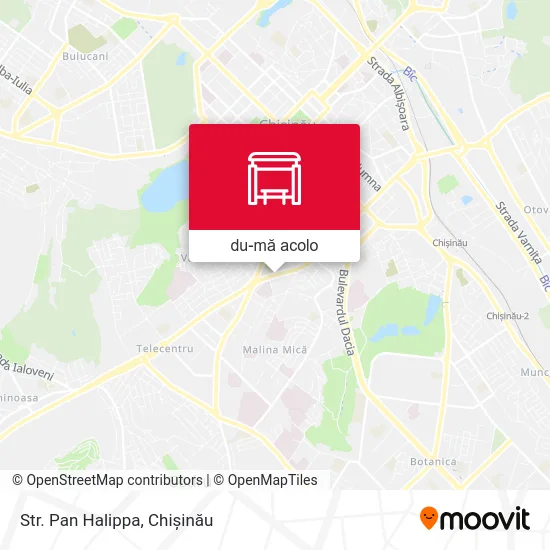 Hartă Str. Pan Halippa