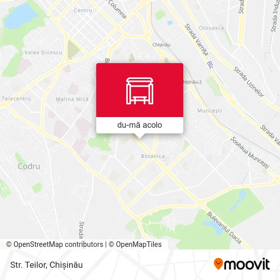 Hartă Str. Teilor
