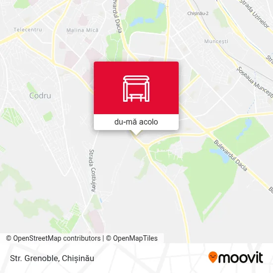 Hartă Str. Grenoble