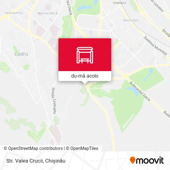 Hartă Str. Valea Crucii