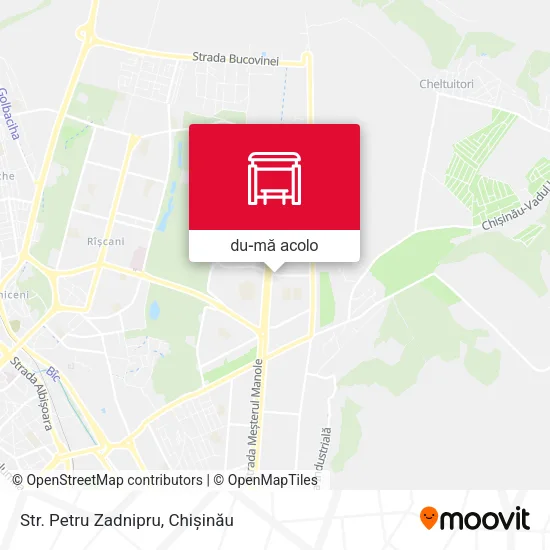 Hartă Str. Petru Zadnipru