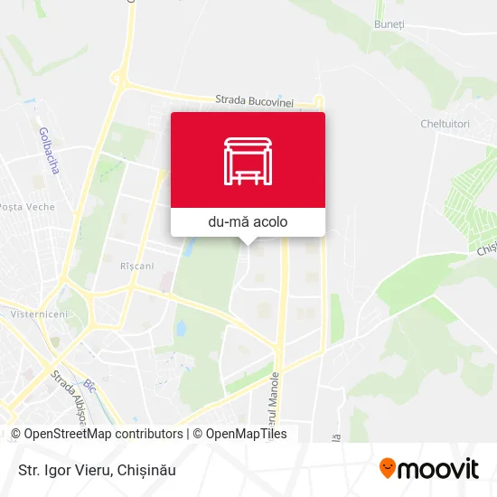 Hartă Str. Igor Vieru