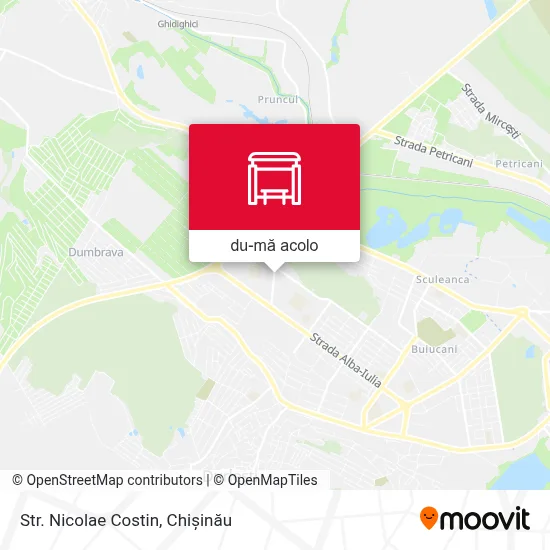 Hartă Str. Nicolae Costin