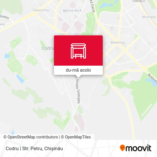 Hartă Codru | Str. Petru